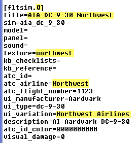 cfg highlighted